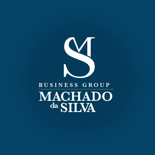 Logo MS - Machado da Silva Business Group white logo